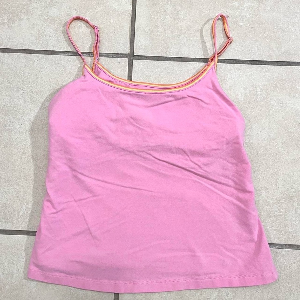 Pink Spaghetti Strap Top